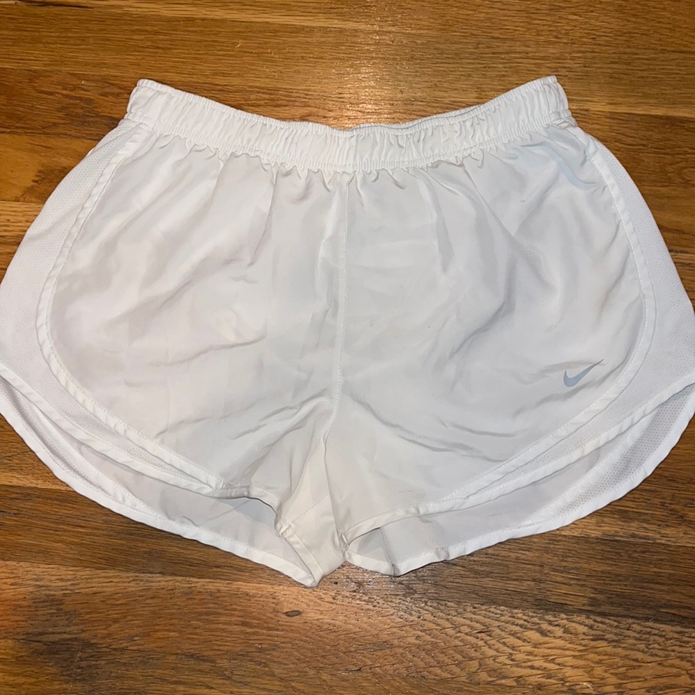 White Nike Athletic Shorts